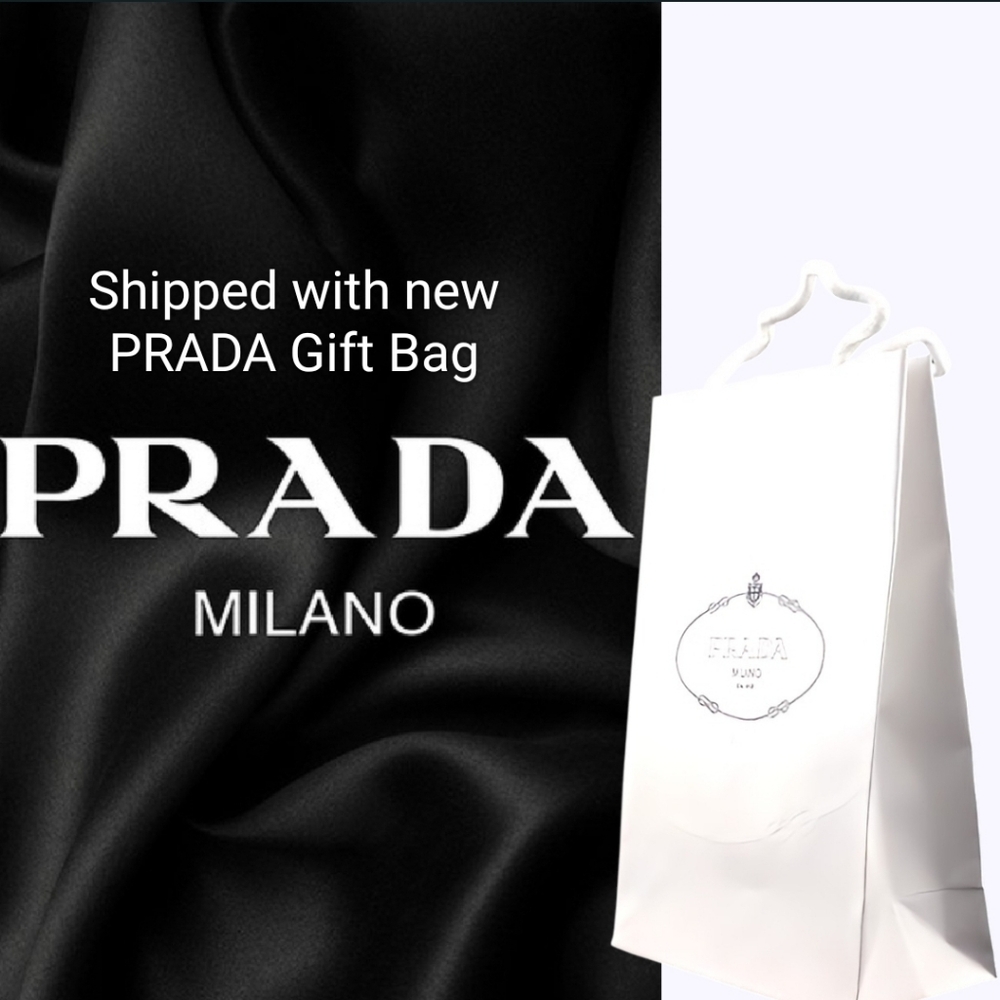Gorgeous Vintage PRADA Unisex Trifold Wallet | Black Saffiano Leather | Like New - Picture 3 of 14